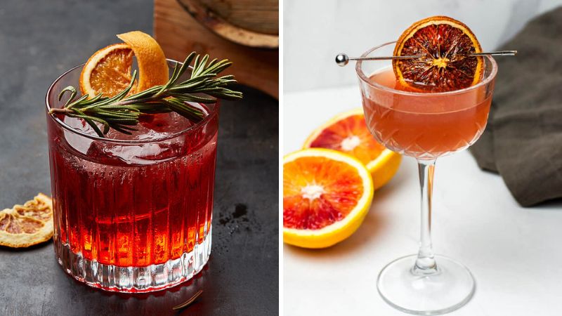 Cocktail cam nướng